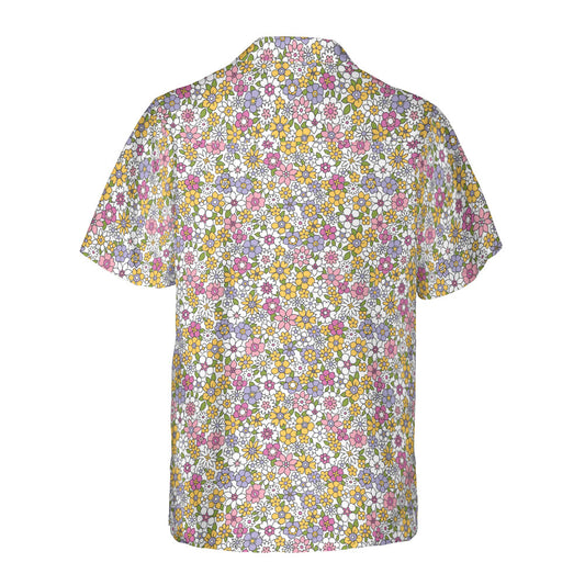 Retro Floral Button Up Shirt