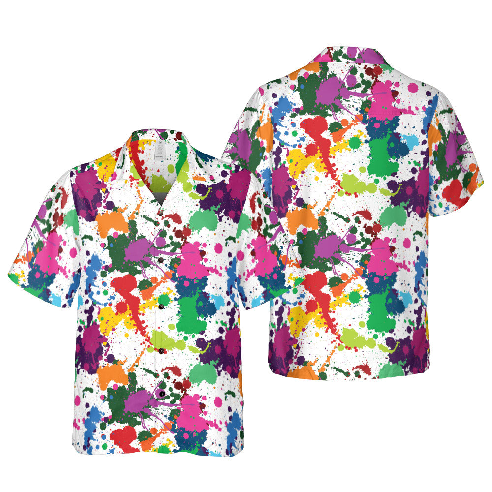 Splattered Button Up Shirt