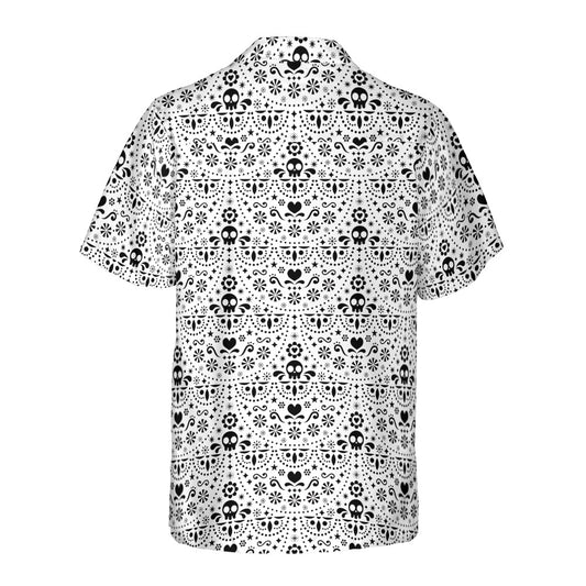 Sugar Skull Folklore Button Up Shirt