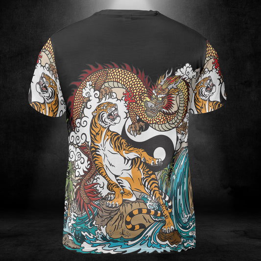 Tiger Versus Dragon Unisex Comfort T-Shirt