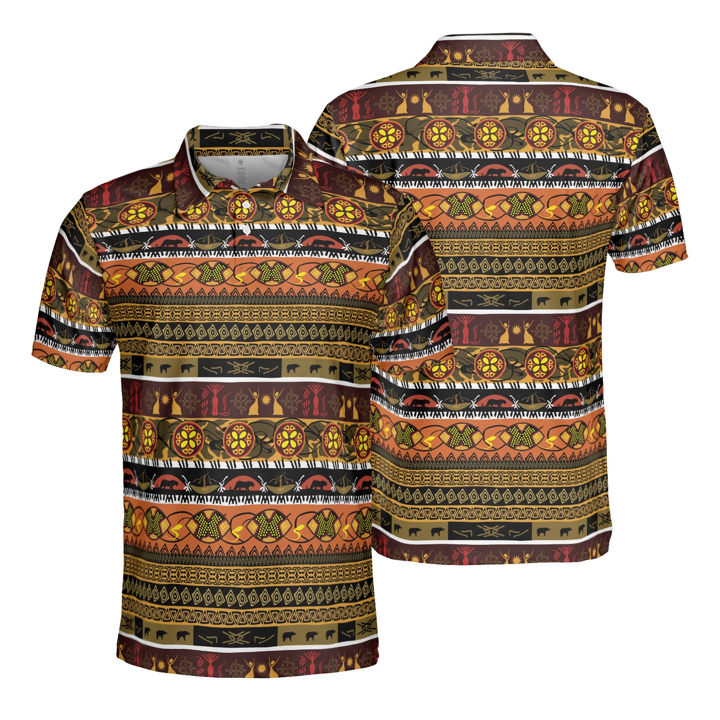 Tribal Story Polo Shirt