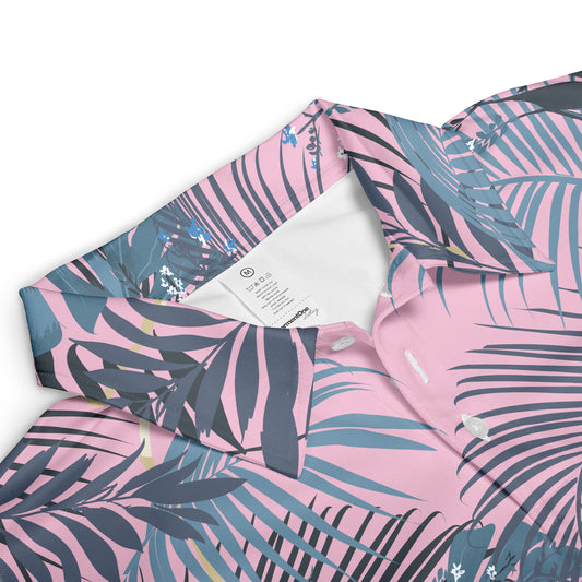 Tropical Forest Leaves Polo Shirt