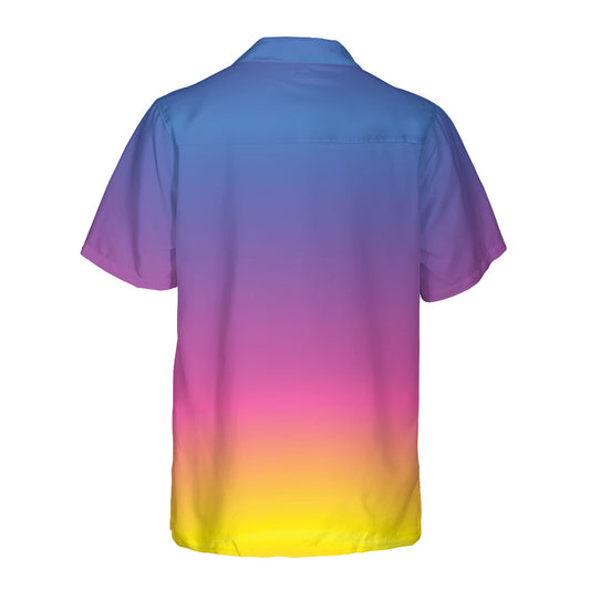 Tropical Gradient Button Up Shirt