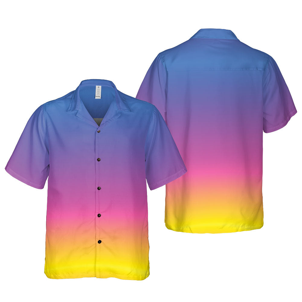 Tropical Gradient Button Up Shirt