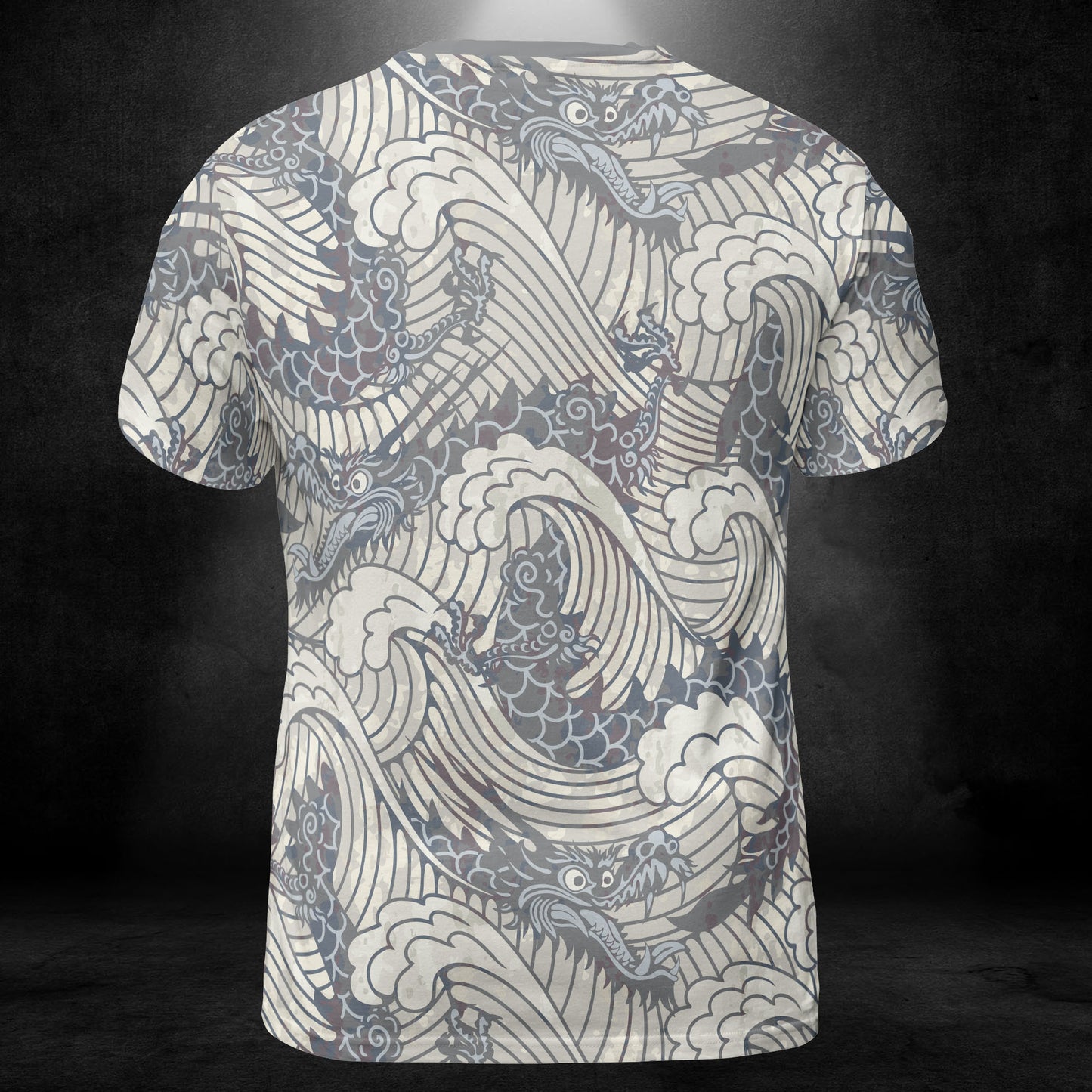Vintage Dragons In Waves Unisex Comfort T-Shirt