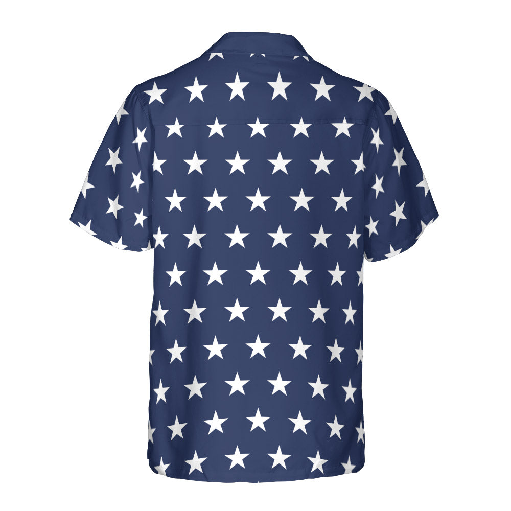 White Stars Button Up Shirt