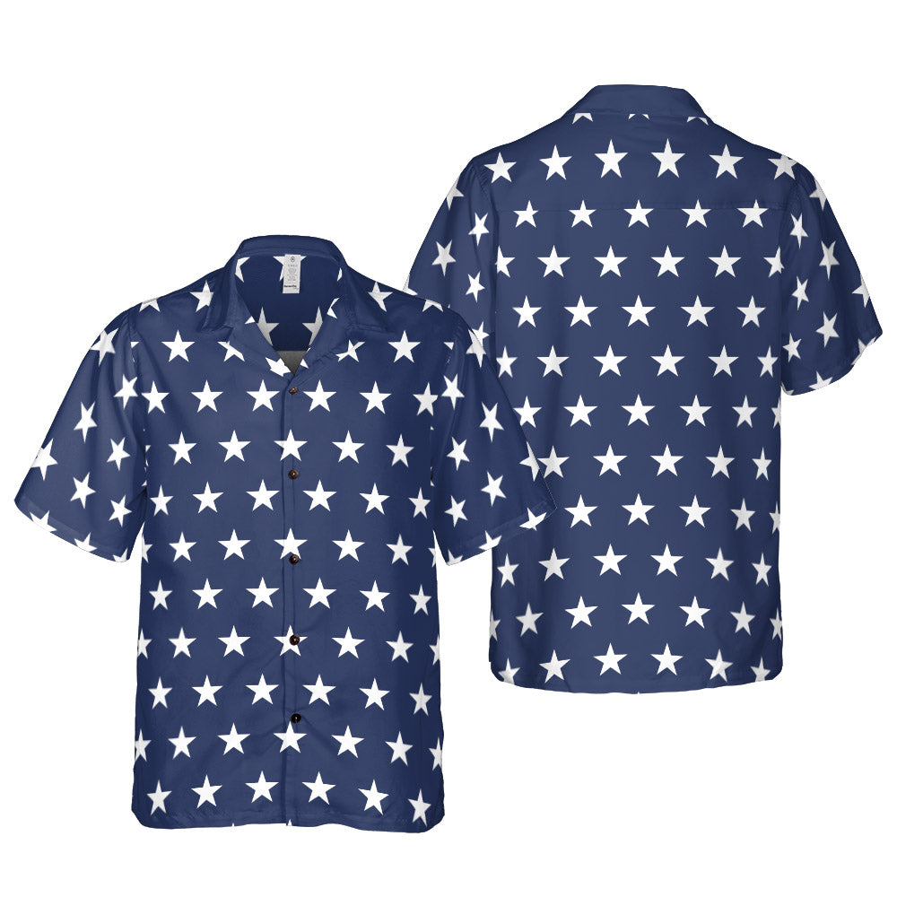 White Stars Button Up Shirt