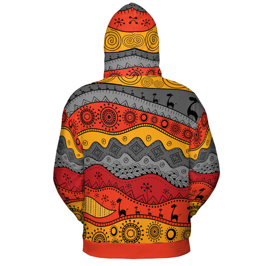 African Layers Premium Unisex Zip Hoodie