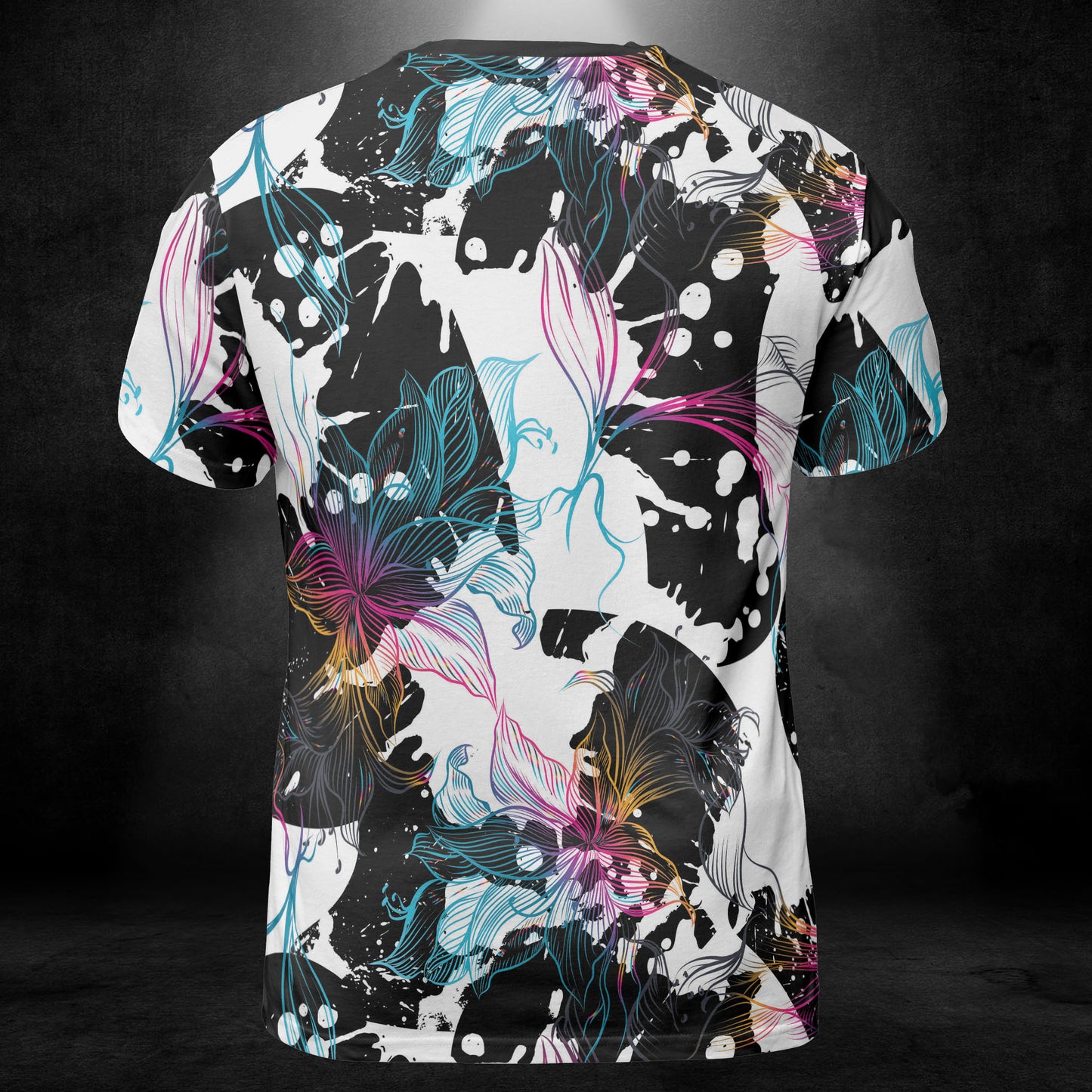 Abstract Gradient Flowers Unisex Comfort T-Shirt