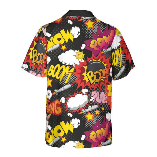 Comic Bomb Button Up Shirt