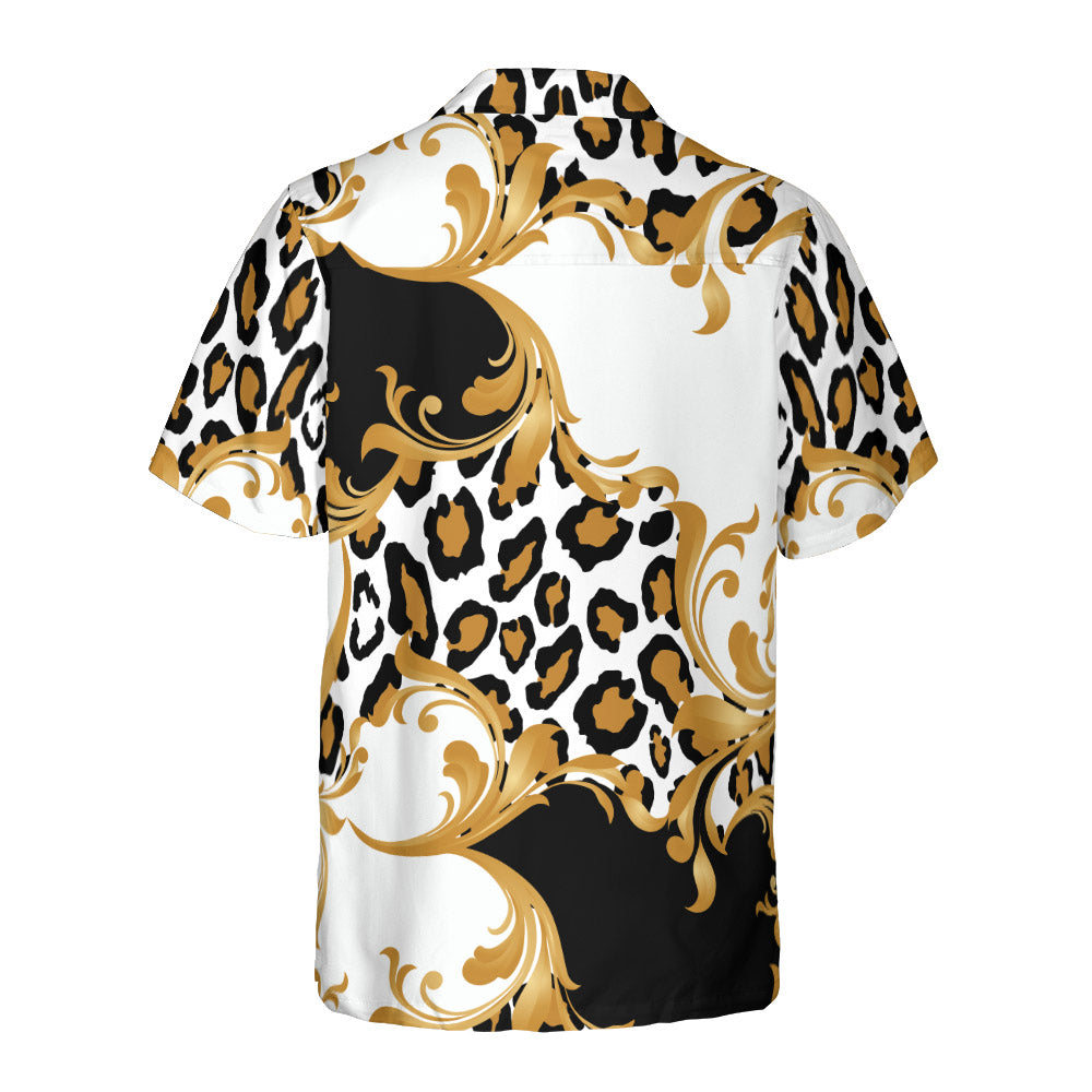 Leopard Baroque Button Up Shirt