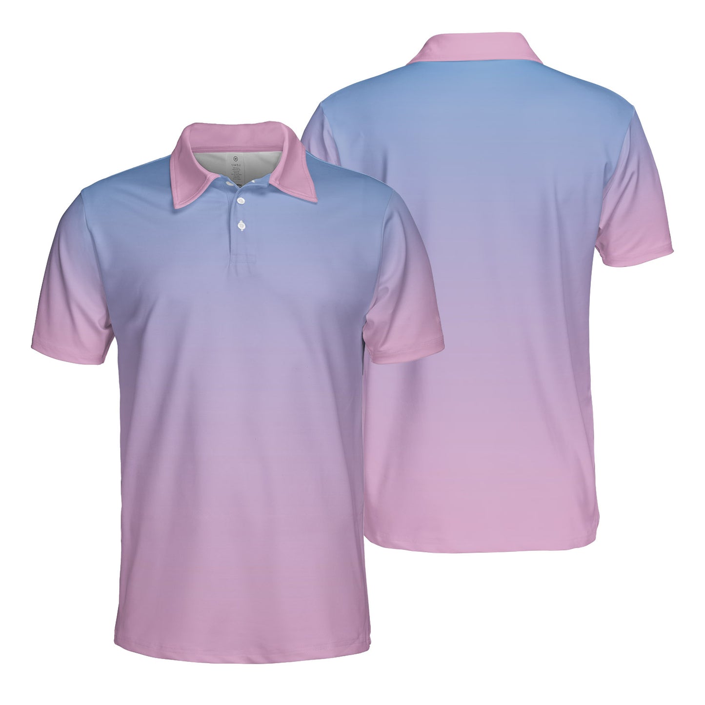 Pink Sunrise Polo Shirt