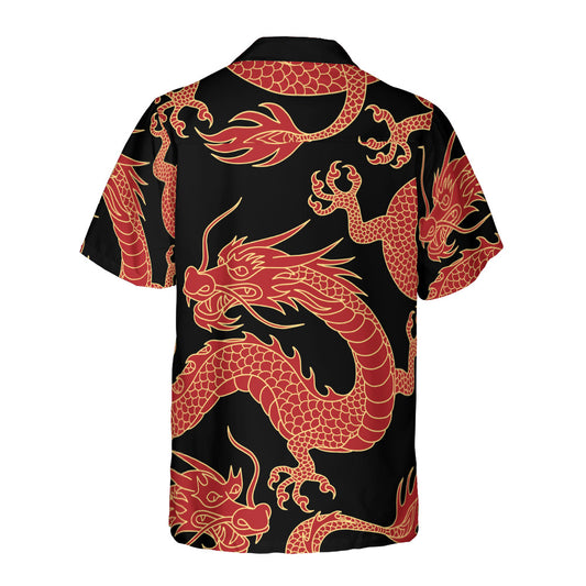 Red Dragon Button Up Shirt