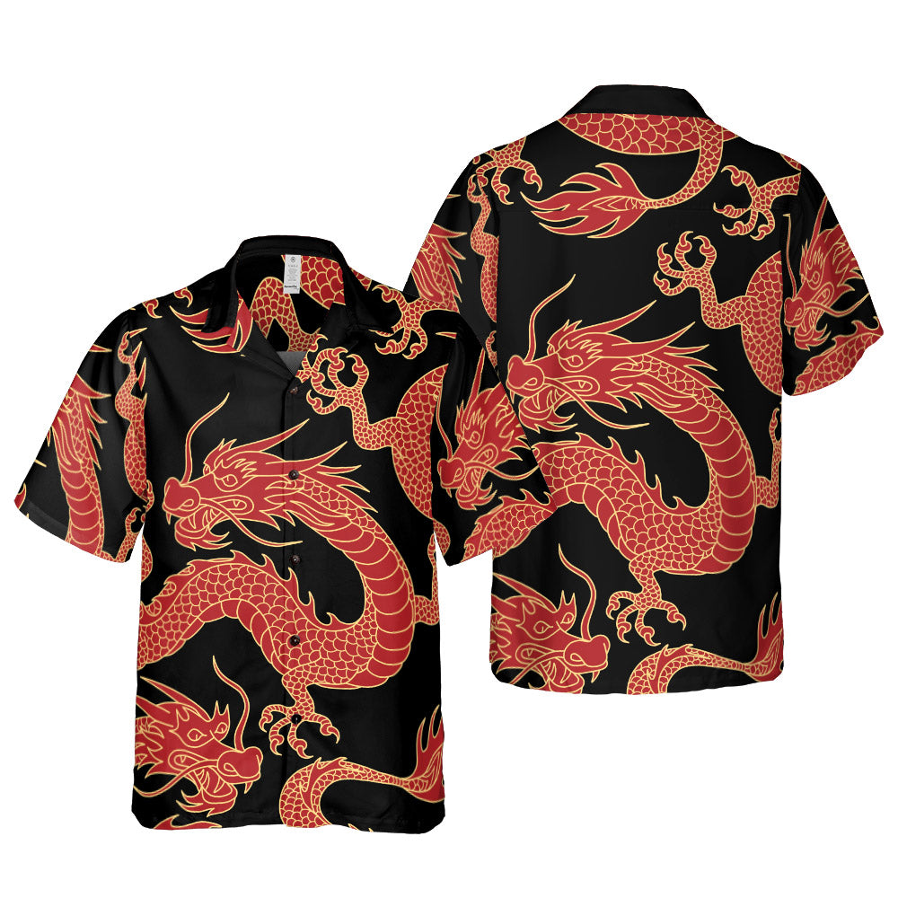 Red Dragon Button Up Shirt