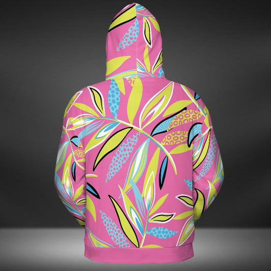 Tropical Pink Premium Unisex Zip Hoodie