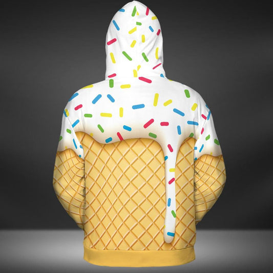 Ice Cream Cone Premium Unisex Hoodie
