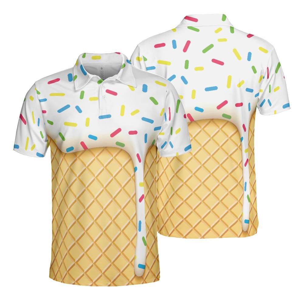 Ice Cream Cone Polo Shirt