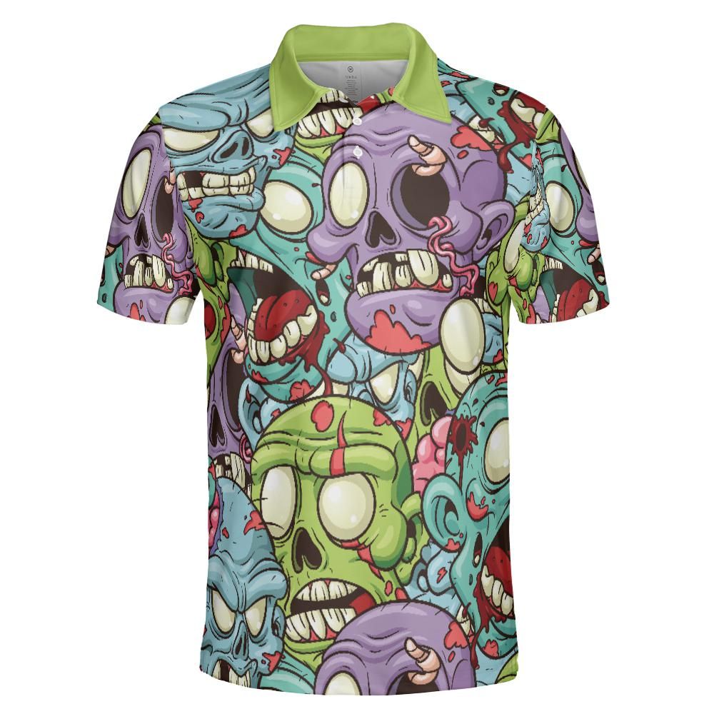 Zombie Heads Polo Shirt