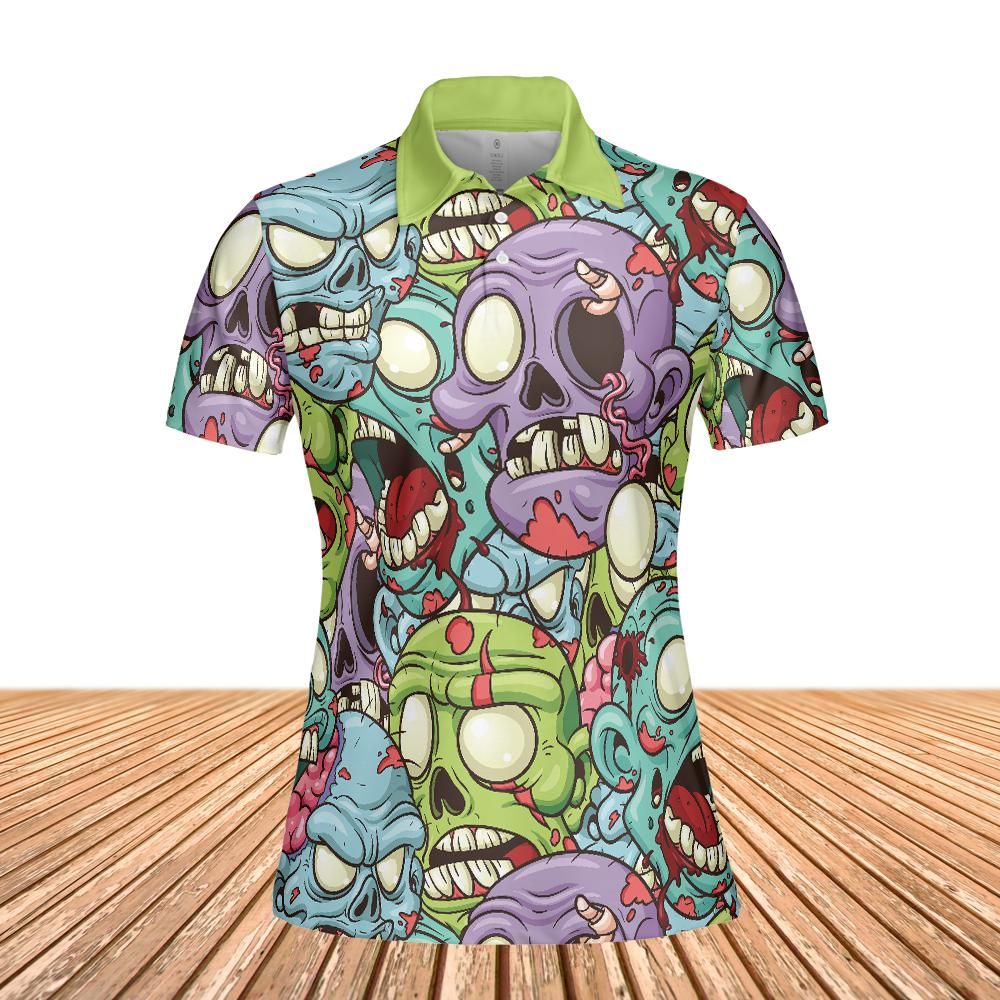 Zombie Heads Women's Polo Shirt