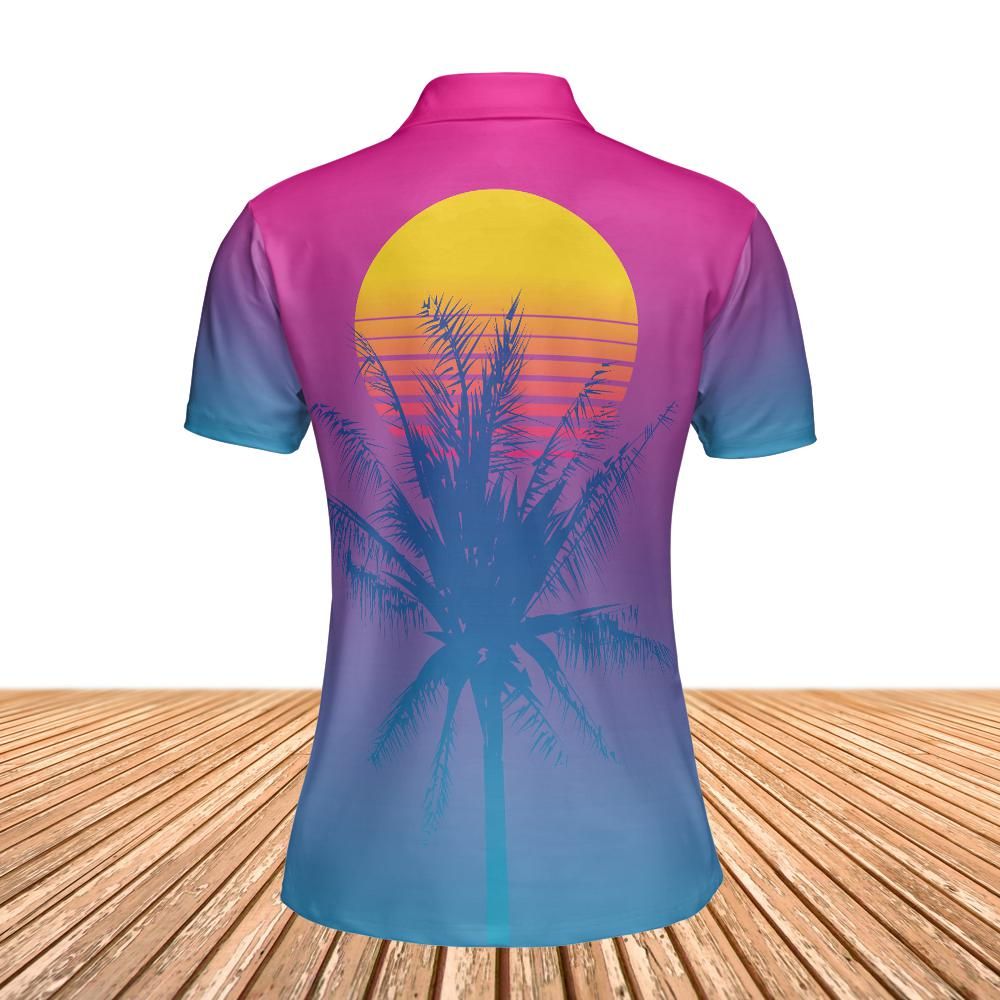 Sunset On The Beach Women's Polo Shirt