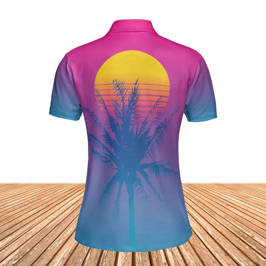 Sunset On The Beach Women's Polo Shirt