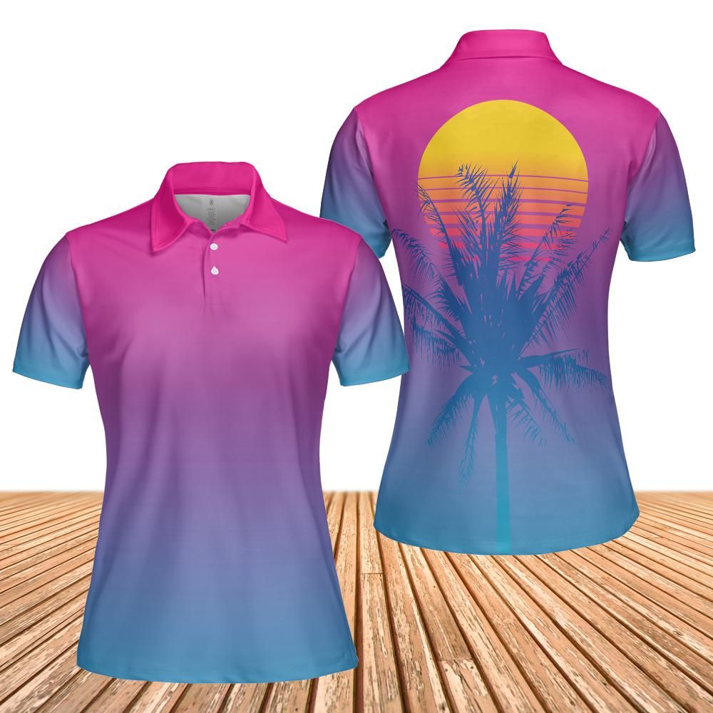 Sunset On The Beach Women's Polo Shirt