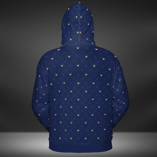Gold Crowns Premium Unisex Zip Hoodie