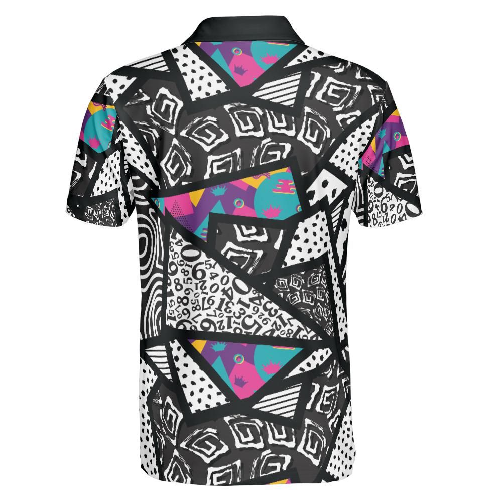 Memphis Texture Polo Shirt