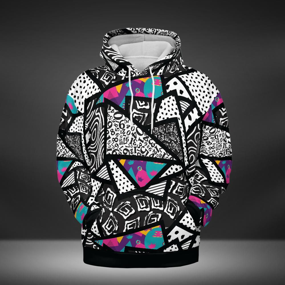 Memphis Texture Premium Unisex Hoodie