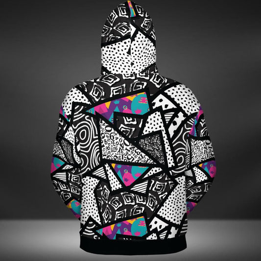 Memphis Texture Premium Unisex Hoodie