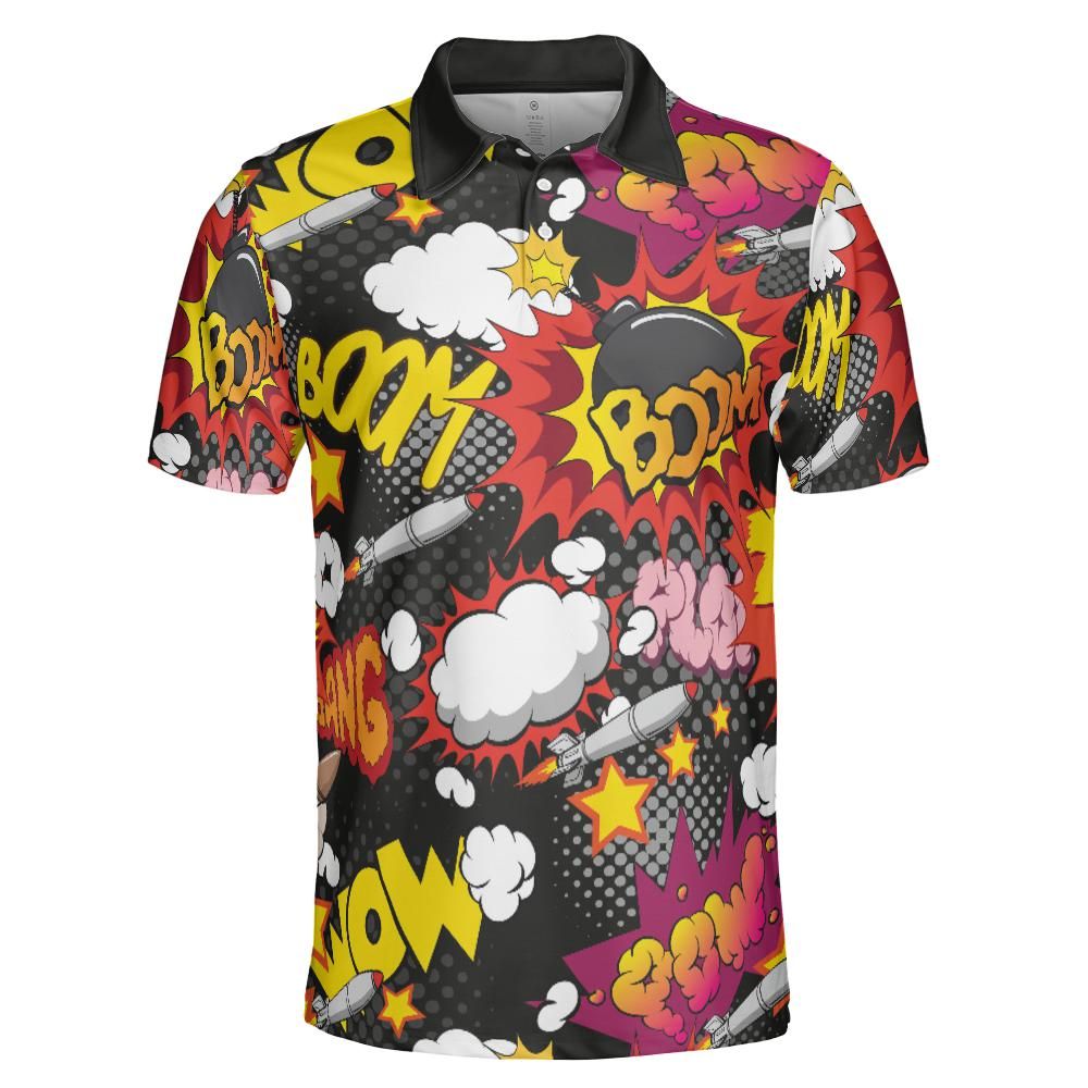 Comic Bomb Polo Shirt