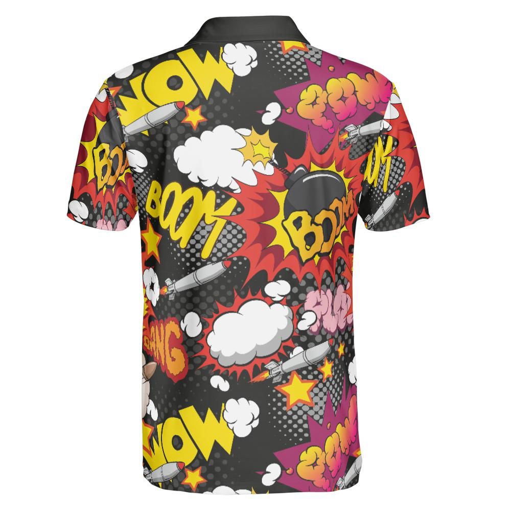 Comic Bomb Polo Shirt