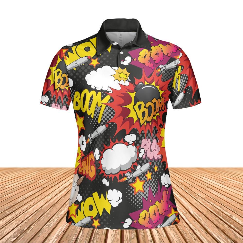 Comic Bomb Women's Polo Shirt