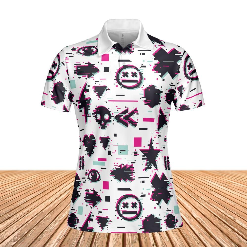 Digital Glitch Women's Polo Shirt