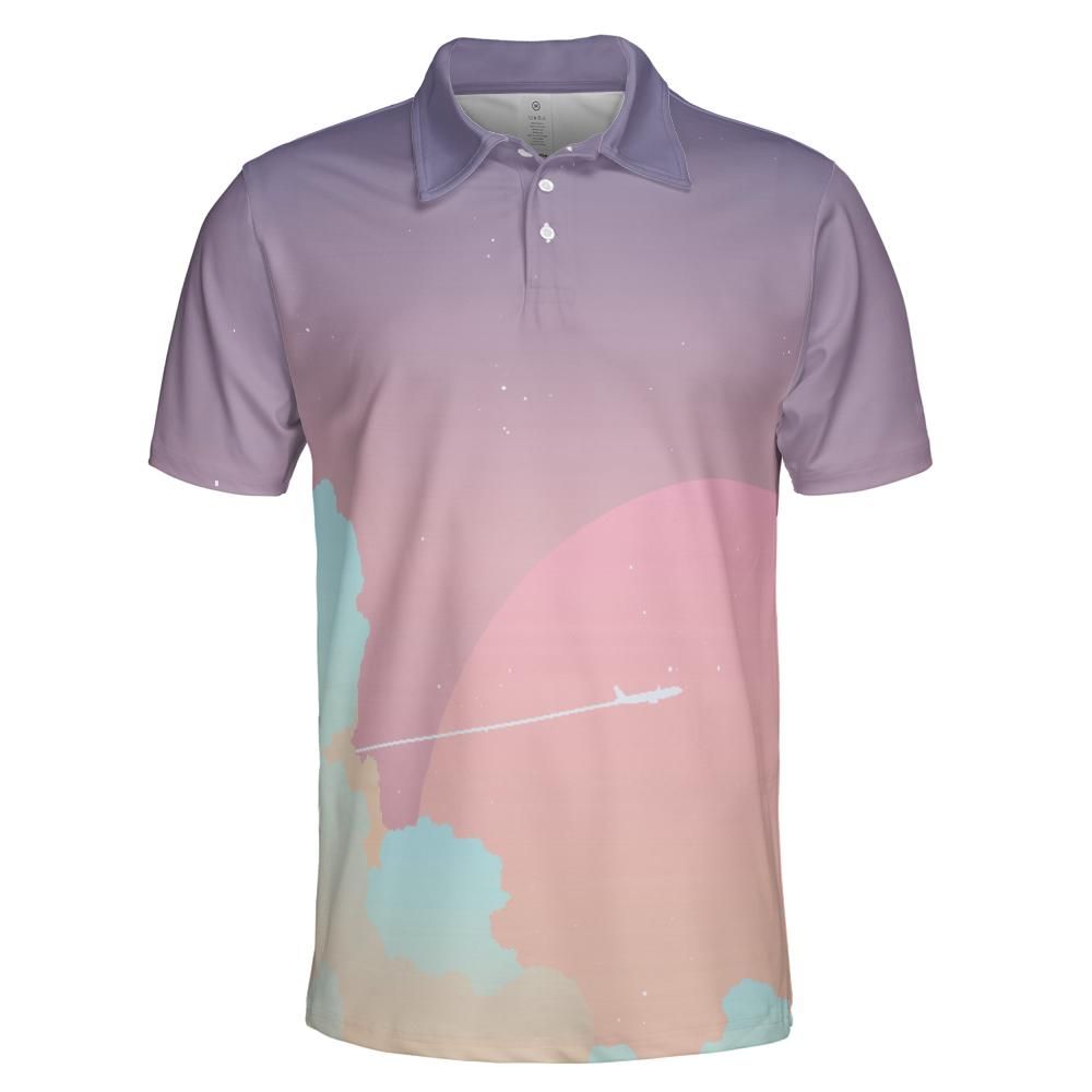 Pastel Voyage Polo Shirt