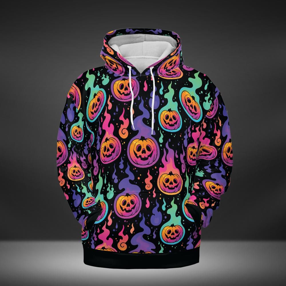 Pumpkin Fire Premium Unisex Hoodie