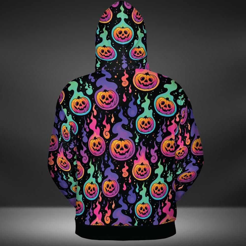 Pumpkin Fire Premium Unisex Hoodie
