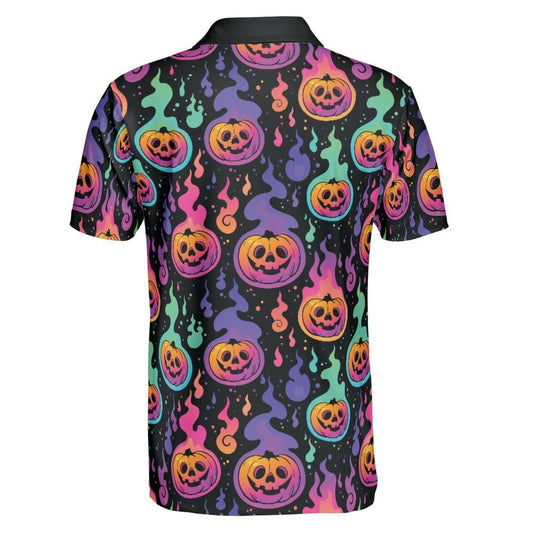 Pumpkin Fire Polo Shirt