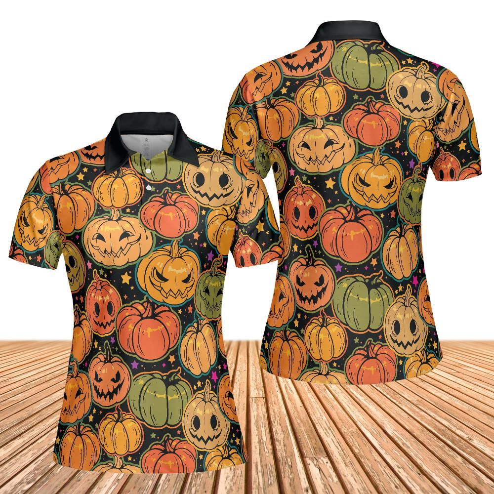 Evil Pumpkin Patch Women's Polo Shirt