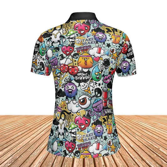 Bizarre Graffiti Women's Polo Shirt