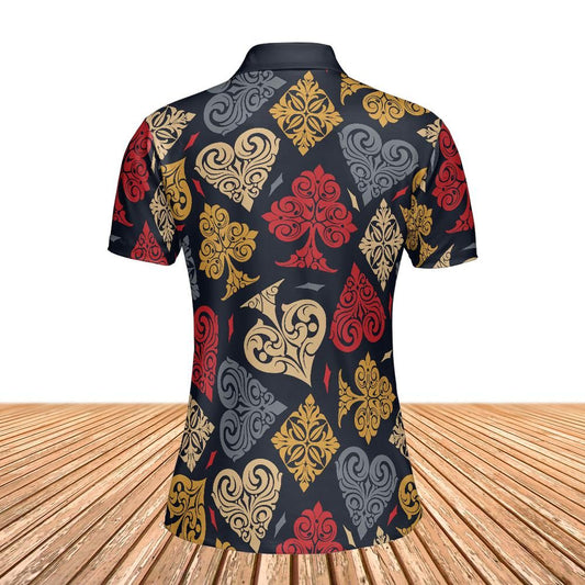 Vintage Card Symbols Women's Polo Shirt