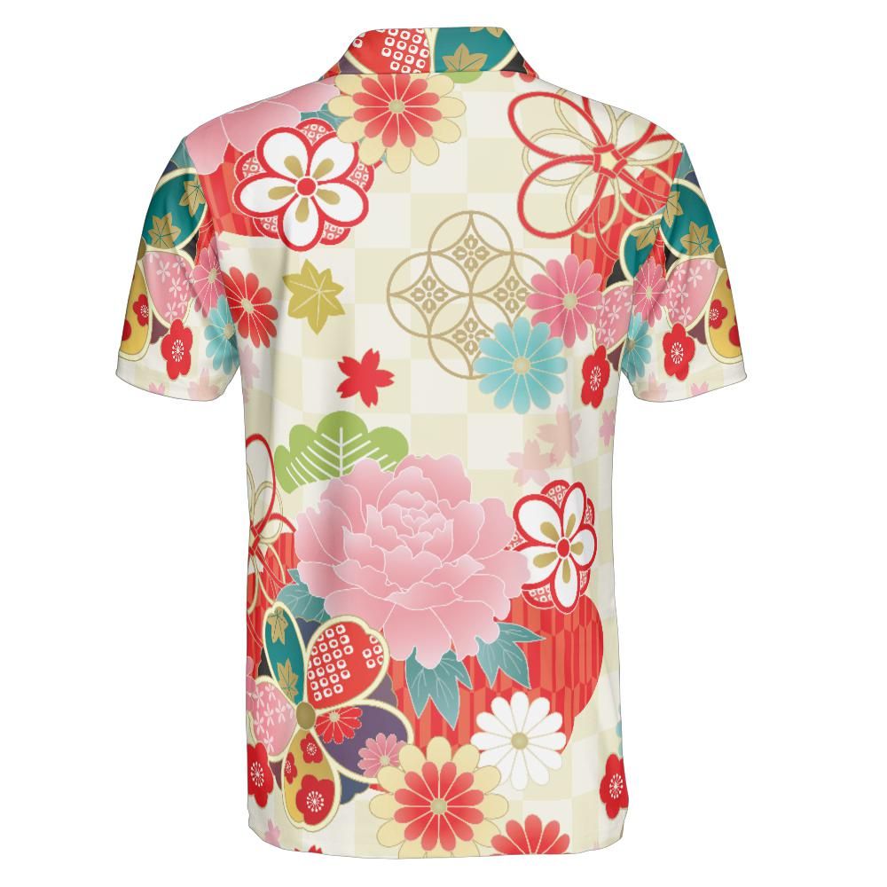Japanese Kimono Polo Shirt