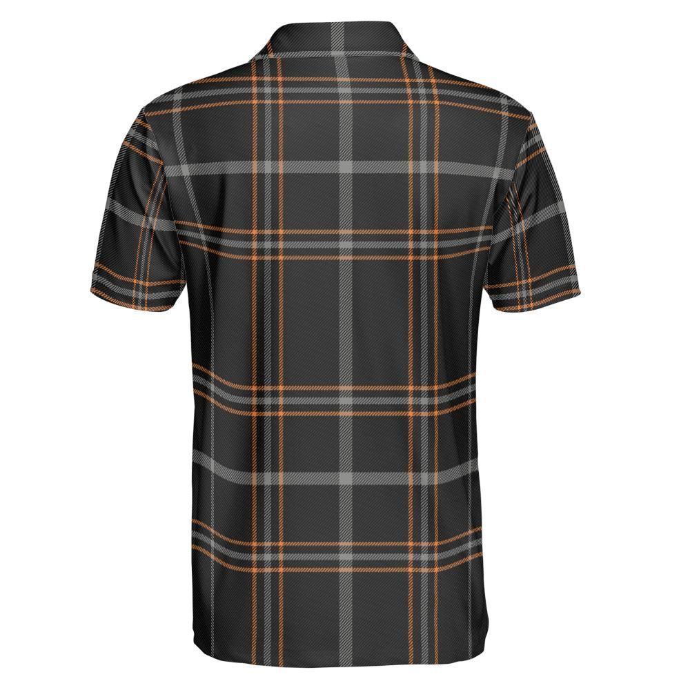 Orange And Black Polo Shirt