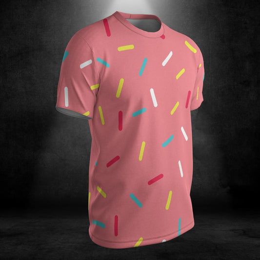 Pink Donut Sprinkles Unisex Comfort T-Shirt
