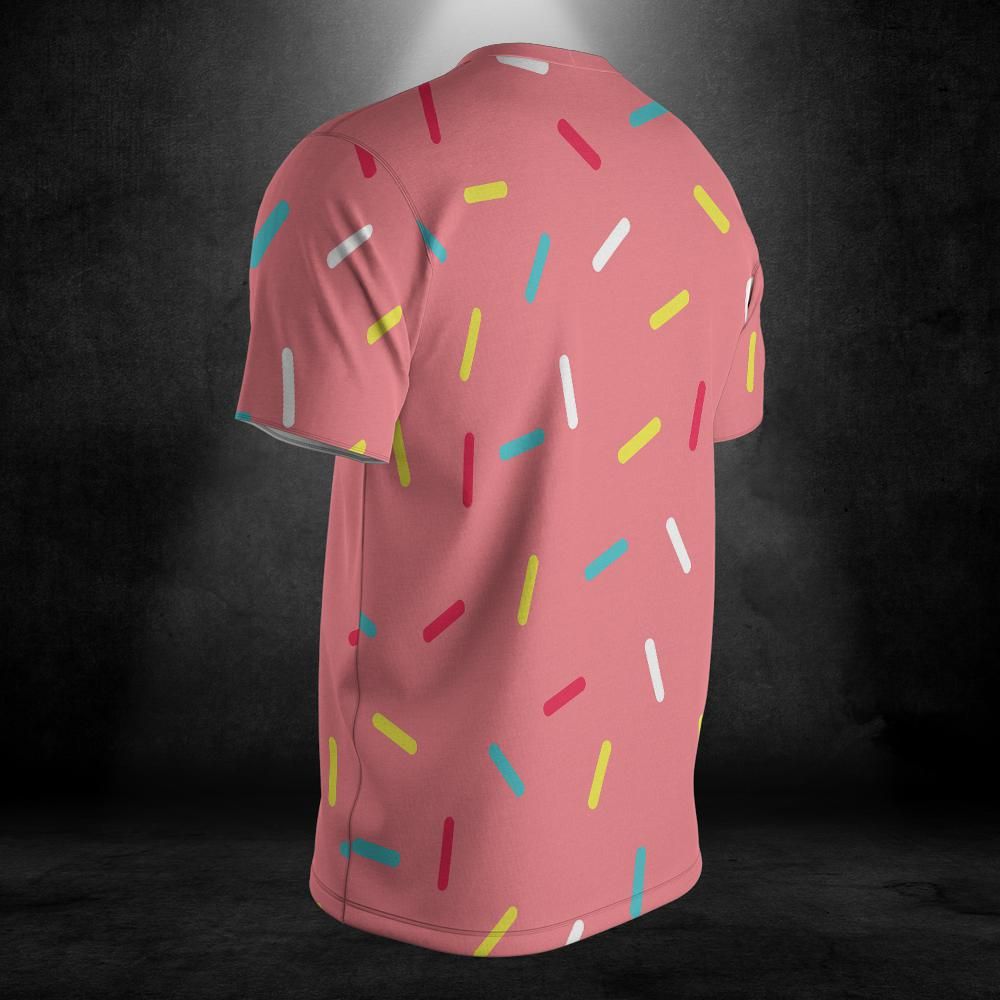 Pink Donut Sprinkles Unisex Comfort T-Shirt