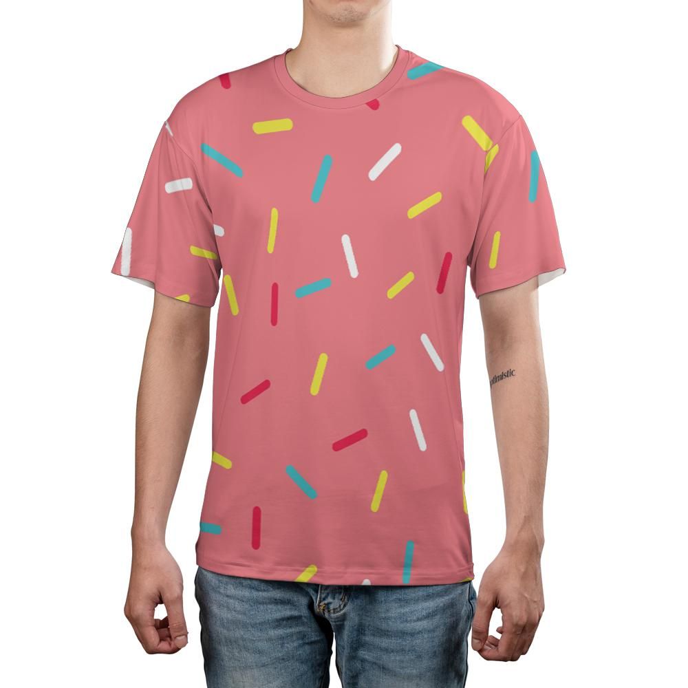 Pink Donut Sprinkles Unisex Comfort T-Shirt