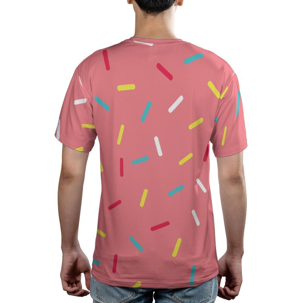 Pink Donut Sprinkles Unisex Comfort T-Shirt