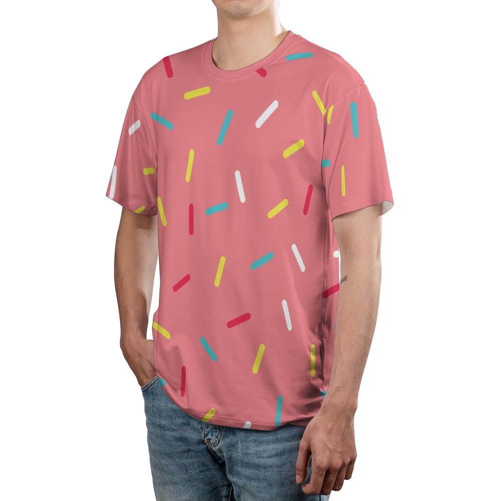 Pink Donut Sprinkles Unisex Comfort T-Shirt