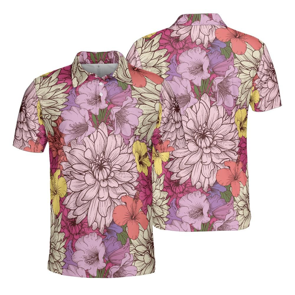 Floral Bloom Polo Shirt