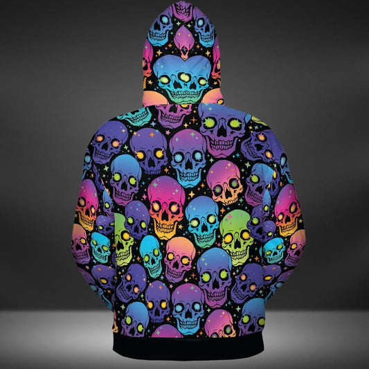 Glowing Eye Skulls Premium Unisex Hoodie